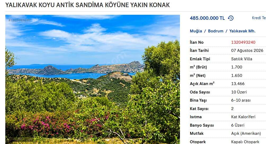Turizm Cennetleri Bodrum ve Antalya'daki Lüks Villalar da Zirve Yarışında 2